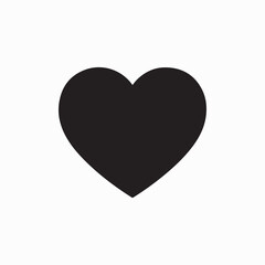 a sleek heart shaped symbol icon modern design minimalist aesthetic silhouette