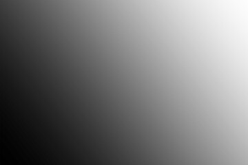 Smooth diagonal gradient from dark black to bright white for a modern background isolated on transparent background