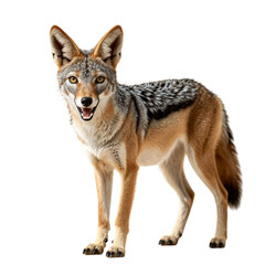 Fototapeta premium Majestic Coyote Standing in Natural Pose