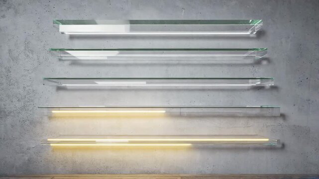 Lines drift slowly downward Camera remains locked Light fades softly across layers 4K 