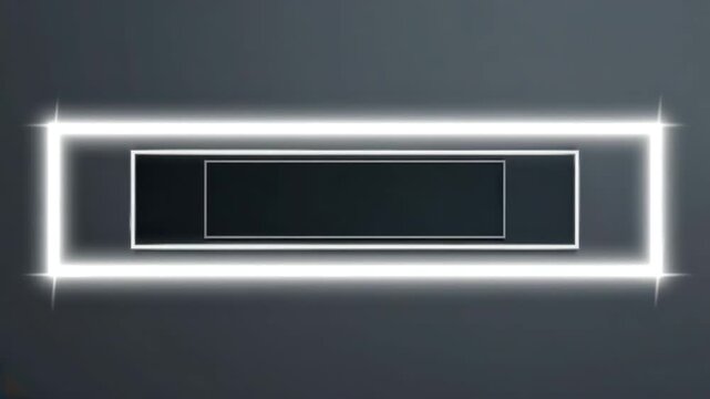  Frames slide in smoothly and settle Camera remains locked Edge highlights animate gently 4K