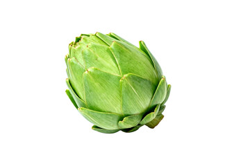 Fototapeta premium Fresh Artichoke, Whole Uncooked Vegetable