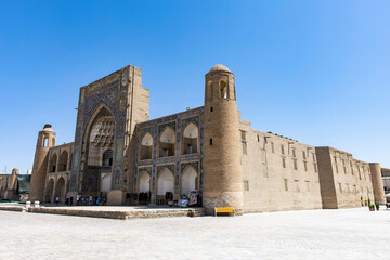 Fototapeta premium Buhkara, Uzbekistan - 13 August 2025: Madrasa Abdulaziz Kan