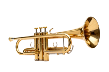 Brass Trumpet Musical Instrument Closeup