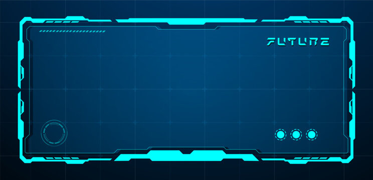 HUD frames or technology box futuristic element