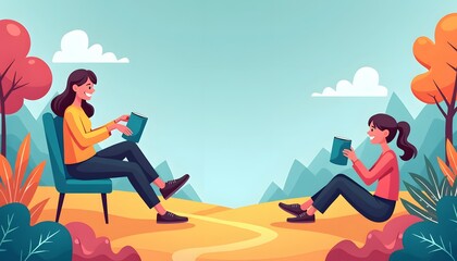 Digitale Auszeit im Gr&uuml;nen
