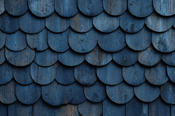 dark blue wooden shingles texture with a weathered appearance