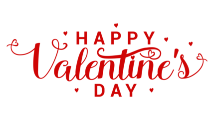 Happy Valentines Day Calligraphic design for print cards, greeting card ,banner, poster, Valentines Day Hand drawn text lettering with hearts shape Vector illustration isolated on white background.