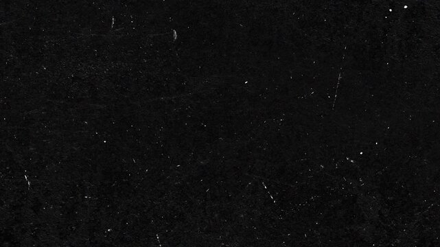 Dust and Scratches Overlay Texture Black Background.