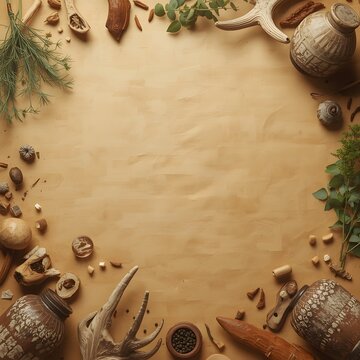 Ayurvedic Herb Healing Frame