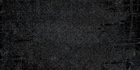 Monochrome dark vibrant line creepy distressed marbled horror wall. Abstract monochrome chalkboard, Black Friday speckled and crisis shapes, goth dust worn background with woven elements .eps 10