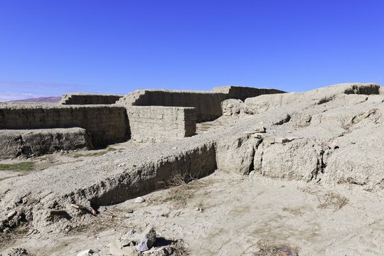 Ruins of the Urartian citadel of Cavustepe, Van, Turkey
