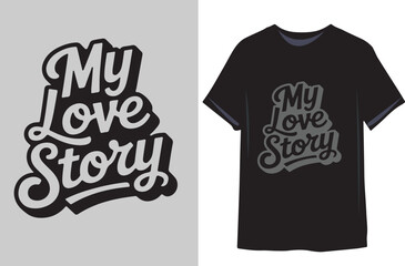 Beautiful love print with Valentines day elements. Romantic and cute elements and lovely typography. Vector hand drawn illustrations and lettering. Good for wedding, scrapbook, logo, t shirt design.