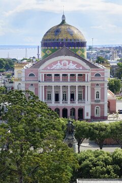 Belle Epoque Amazon Theatre, Manaus, Amazonia State, Brazil