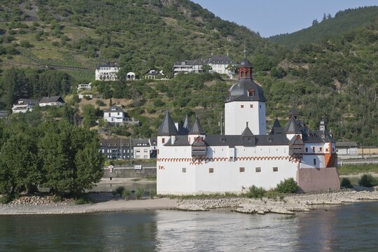 Pfalzgrafenstein Castle, Upper Middle Rhine Valley World Heritage Site, Germany