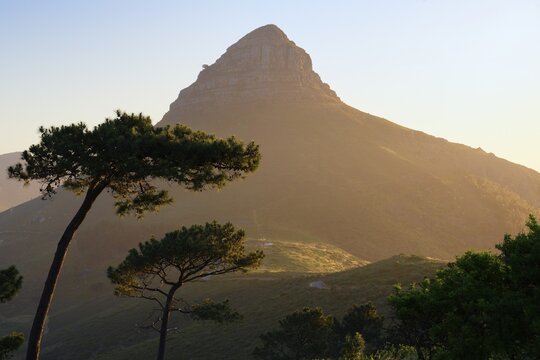 Sunset over Lionhead, Cape Town, South Africa