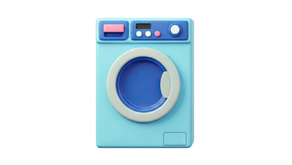 Cute 3D Cartoon Washing Machine