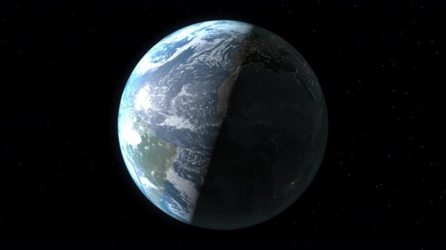 Location and map of Malta on the surface of the earth at nighttime.