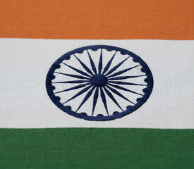 Indian Flag Symbolizing Freedom Republic Independence Day