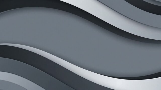 Abstract Curved Lines Background with Smooth Motion 
