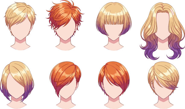 Cartoon Hair Styles Images – Browse 688,582 Stock Photos, Vectors, and ...