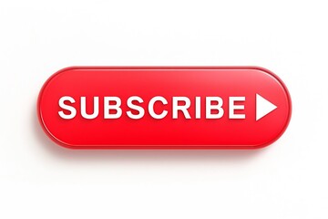 Subscribe button with red background and white text