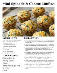 Mini Spinach and Cheese Muffins Delicious Recipe for Healthy Snacks and Appetizers