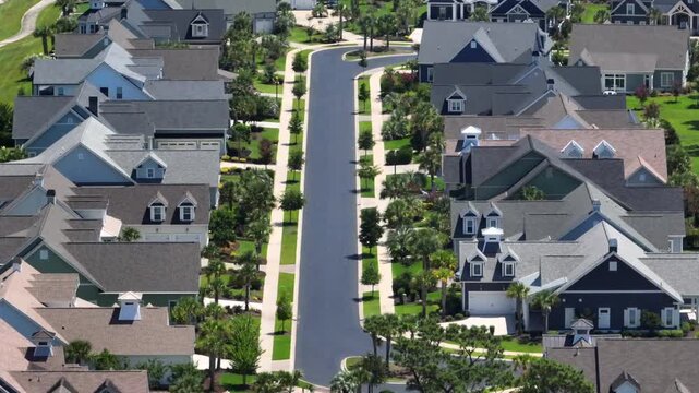 New Real estate and homes in Myrtle Beach, SC coastal living beside the Intracoastal Waterway in the Grand Strand during summer