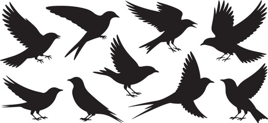 Obraz premium Set of Badge templates. silhouette vector illustration with white background.