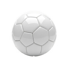 Fototapeta premium 3d rendered soccer ball with hexagonal pattern