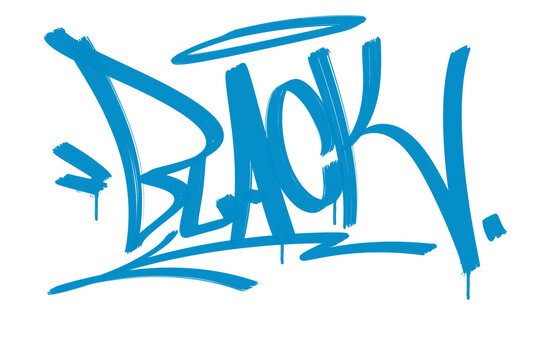 street tag lettering graffiti style design element