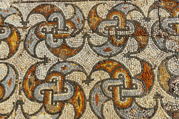 Sardes, Ancient City , Chalice in the Old Synagogue . Sardes, Sardis  Ancient City with gymnasium and synagogue ruins and columns in Manisa. Sardes was founded by a king named Meles in the Hermos Gedi