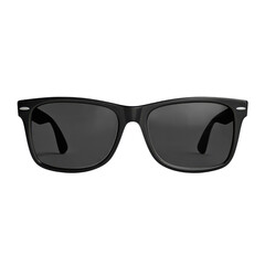 Fototapeta premium A pair of black sunglasses with dark lenses