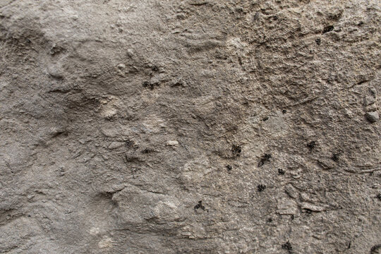 superficie rocciosa naturale grigia, ruvida, asciutta e con vari punti in rilievo e leggere scanalature e solchi poco profondi