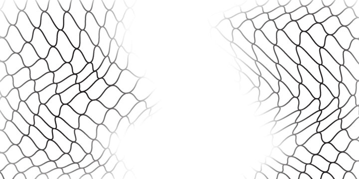 Mesh nets texture black nest white background. Simple presentation design