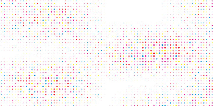 Fun colorfull polka dot frame