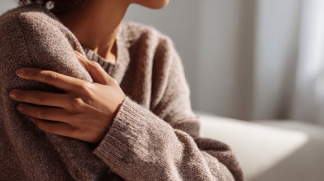 Reparenting concept of adult self support and emotional healing through inner stability and mindful self care