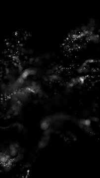 gliter particel Vertical Light Glow