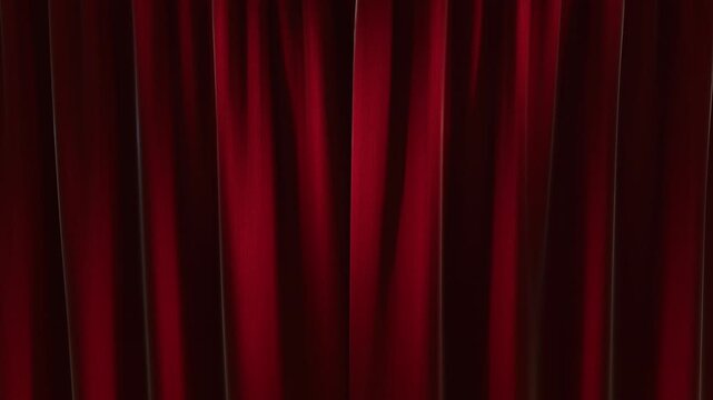 Red Velvet Theater Curtain Closing Transition