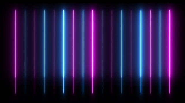 Glowing lines Led neon loop suitable for concerts, tv shows, vj projections, dance music videos, show parties, night clubs, discos, and much more. 4k