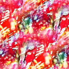 seamless pattern with watercolor spots