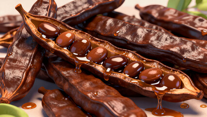 chocolate chips on a plate