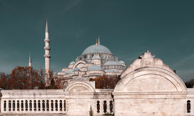 Fototapeta premium Suleymaniye Mosque in ıItanbul, Turkiye