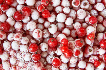 Gefrorene Johannisbeeren