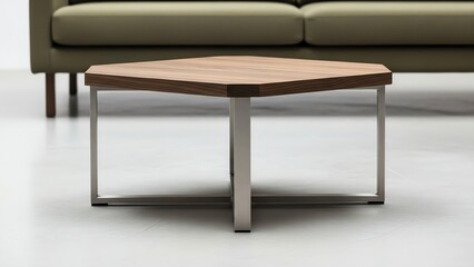 Modernist Coffee Table Geometric Shape