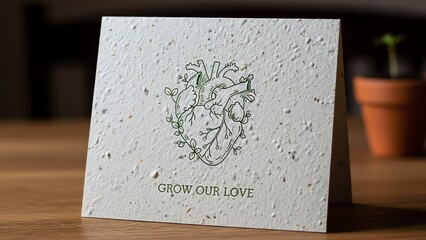 Eco Friendly Valentine Card