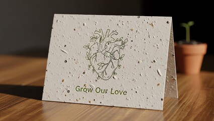 Eco Friendly Valentine Card