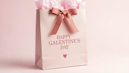 Galentine Gift Bag Minimalist Design