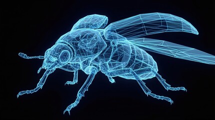 Detailed Insect Anatomy in CGI Representation