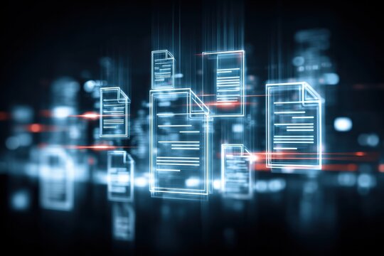Secure management relies on contract clarity as document glow guards confidential information